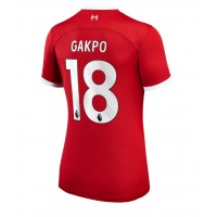 Liverpool Cody Gakpo #18 Hjemmebanetrøje Dame 2023-24 Kortærmet